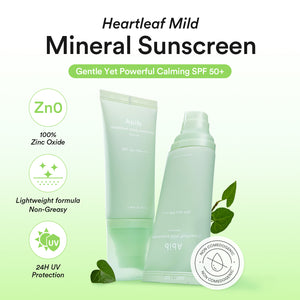 Heartleaf Mild Sunscreen Relief Tube 50ml