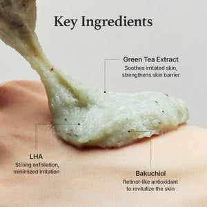 Green Tea + LHA Deep Pore Rice Cake Cleanser 150ml