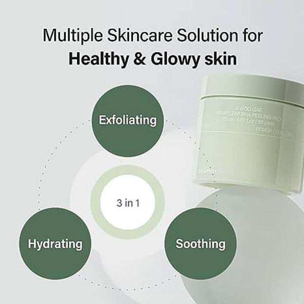 Heartleaf BHA Peeling Pad (60 stk)