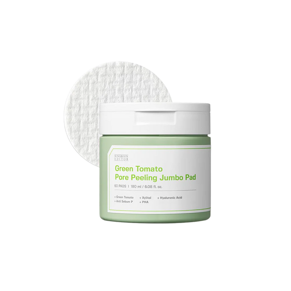 Green Tomato Pore Peeling Jumbo Pad 180ml