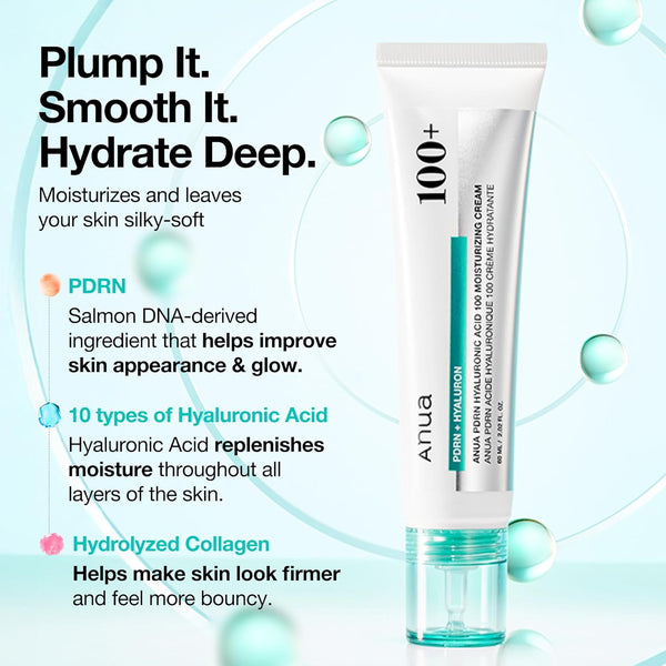 PDRN Hyaluronic Acid 100 Moisture Cream 60ml
