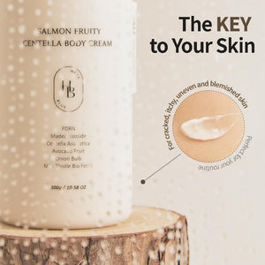 Salmon Fruity Centella Body Cream 300g