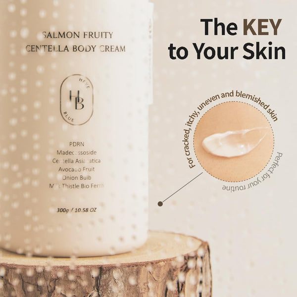 Salmon Fruity Centella Body Cream 300g