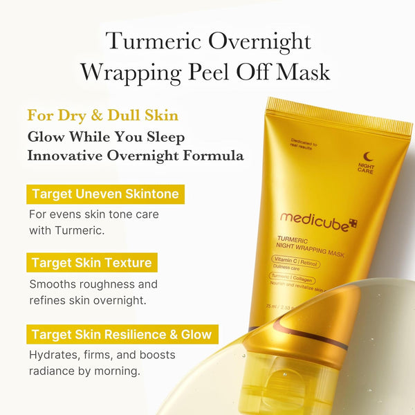 Turmeric Overnight Wrapping Peel Off Mask 75ml