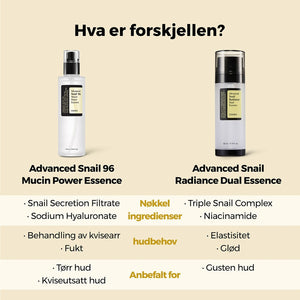Advanced Snail Radiance Dual Essence 80ml