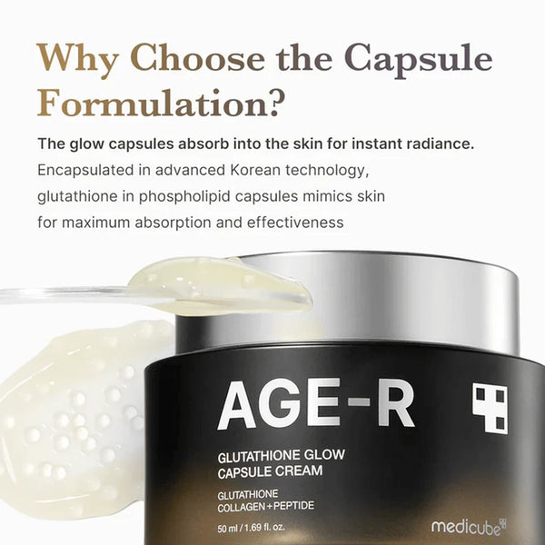 AGE-R Glutathione Glow Capsule Cream 50ml