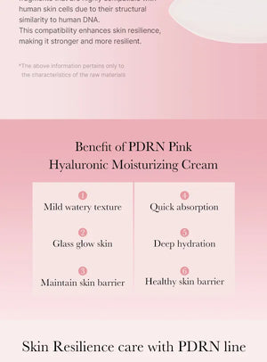 PDRN Pink Hyaluronic Moisturizing Cream 50ml