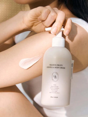 Salmon Fruity Centella Body Cream 300g