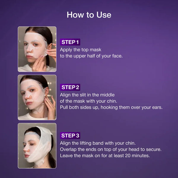No.9 NAD Bio Lifting-sil Full Face Mask Set (4stk)