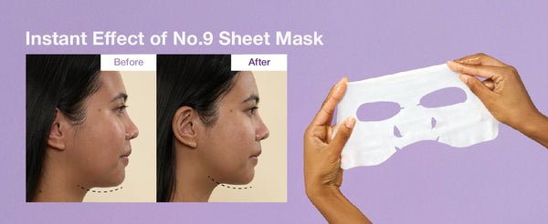 No.9 NAD Bio Lifting-sil Full Face Mask Set (4stk)