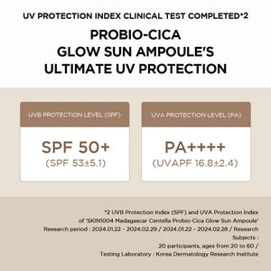 Probio-cica Glow Sun Ampoule 50ml
