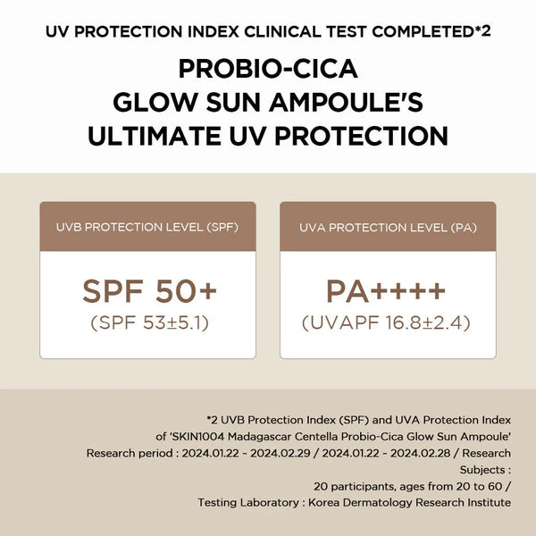 Probio-cica Glow Sun Ampoule 50ml