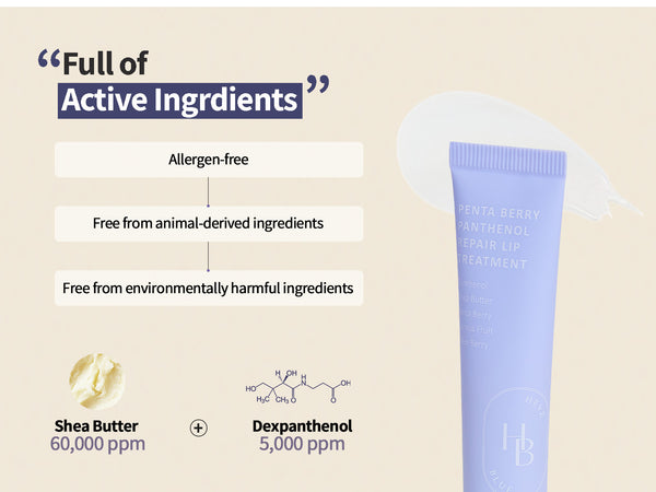 Penta Berry Panthenol Repari Lip Treatment 02 Ballet Berry