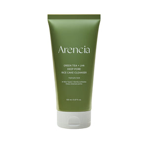 Green Tea + LHA Deep Pore Rice Cake Cleanser 150ml