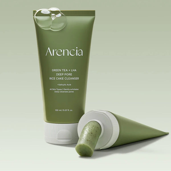 Green Tea + LHA Deep Pore Rice Cake Cleanser 150ml