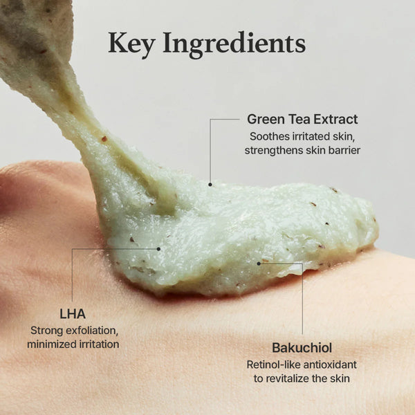 Green Tea + LHA Deep Pore Rice Cake Cleanser 150ml