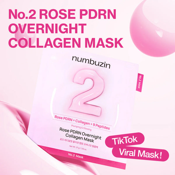 No.2 Rose PDRN Overnight Collagen Mask