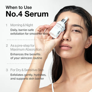 No.4 Ceramide AHA Glazed Skin Prep Serum 30ml