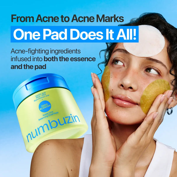 Zero Blemish Azela Cica Balancing Dual Pads 210ml (60Pads)