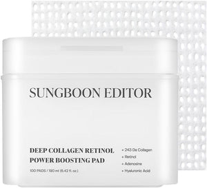 Deep Collagen Retinol Power Boosting Pad 190ml (100pcs)