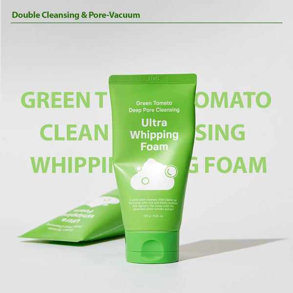 Green Tomato Deep Pore Cleansing Ultra Whipping Foam 120g