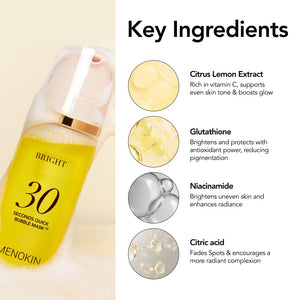30 Seconds Quick Bubble Mask BRIGHT 95ml