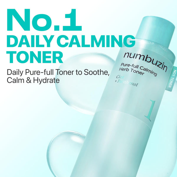 No.1 Pure-full Calming Herb Toner 300ml