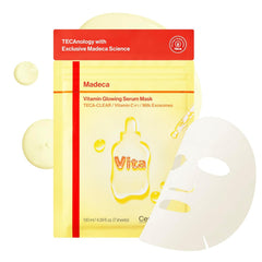 Madeca Vitamin Glowing Serum Mask – 7 stk. (130 ml)