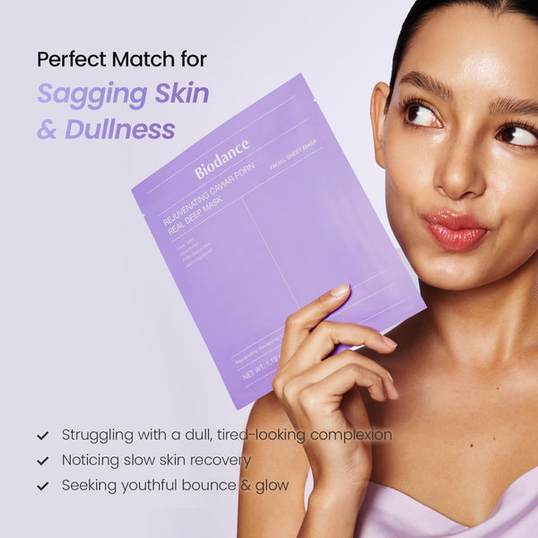 Rejuvenating Caviar PDRN Real Deep Mask 4stk
