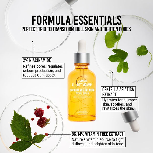 All day Vitamin Brightening&Balancing Facial Serum 30ml