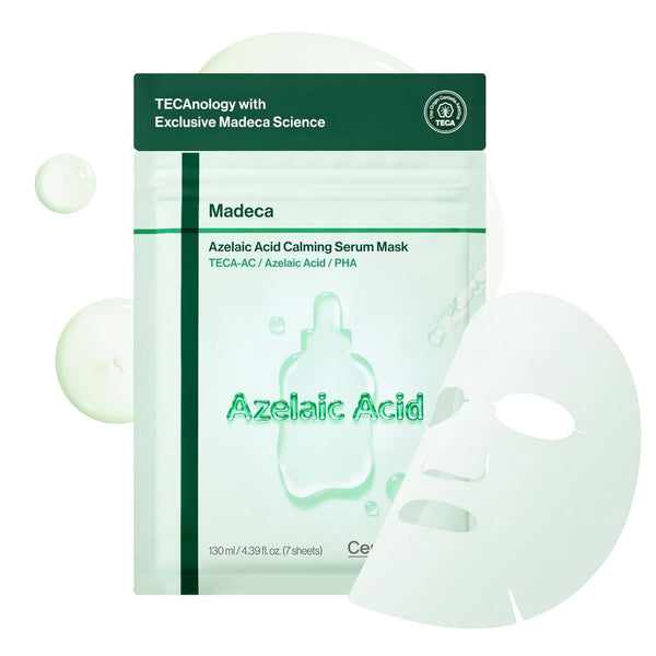 Madeca Azelaic Acid Calming Serum Mask – 7 stk. (130 ml)