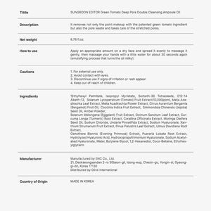 Green Tomato Pore Lifting Ampoule+ 30ml