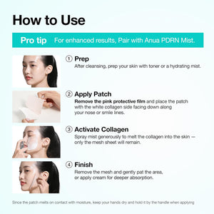PDRN Collagen Melting Patch for Glass skin - Smile line patches