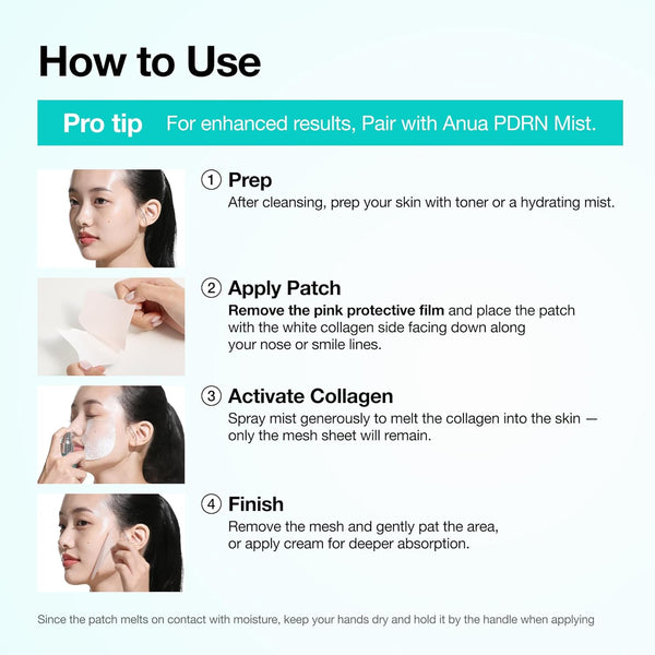 PDRN Collagen Melting Patch for Glass skin - Smile line patches