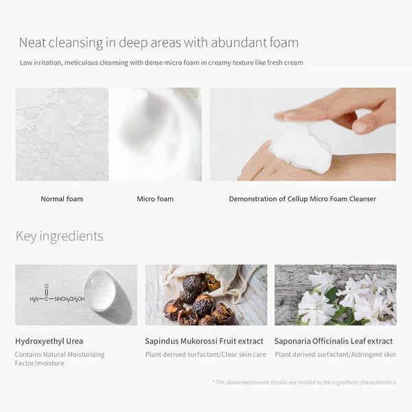 CELLUP MICRO FOAM CLEANSER 120ml