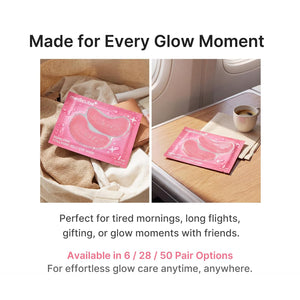 PDRN Pink Collagen Jelly eye Mask 6 stk