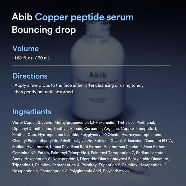 Copper Peptide Serum Bouncing Drop 50ml