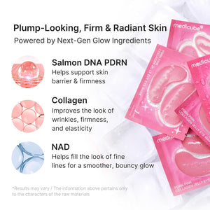 PDRN Pink Collagen Jelly eye Mask 6 stk