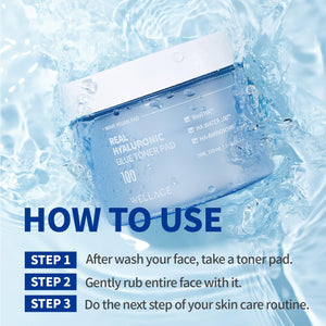 Real Hyaluronic Blue Toner Pad