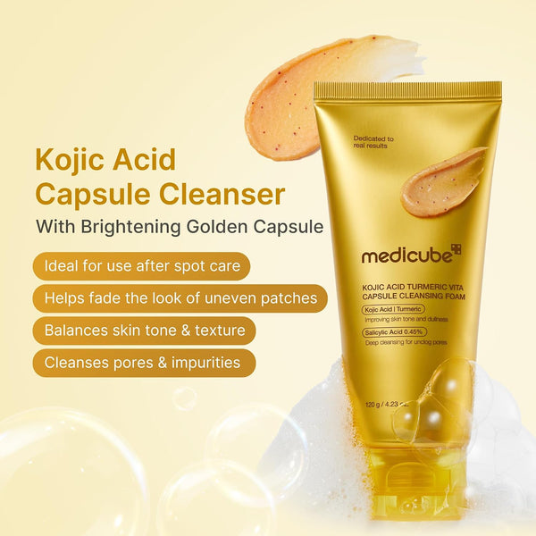 Kojic Acid Turmeric Vita Capsule Cleansing Foam 120g