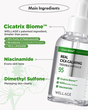 Real Cica Calming 95 Trouble Ampoule 50ml