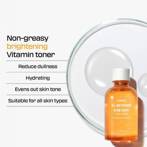 All Day Vitamin Glow Boost facial toner 125ml