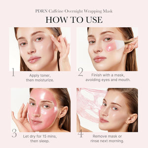 PDRN Pink Caffeine Night Wrapping Mask 75ML