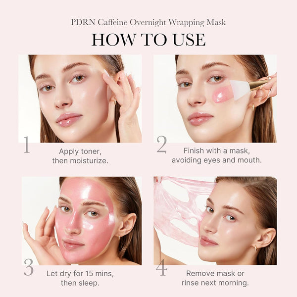 PDRN Pink Caffeine Night Wrapping Mask 75ML