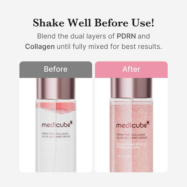 Pink PDRN Collagen Glow Jelly Mist Serum 100ml