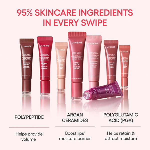 Glaze Craze Tinted Lip Serum 12g Rose Jam