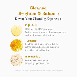 Kojic Acid Turmeric Toning Cleanser