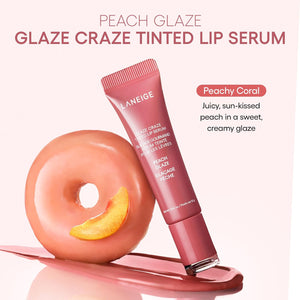Glaze Craze Tinted Lip Serum 12g Peach Glaze