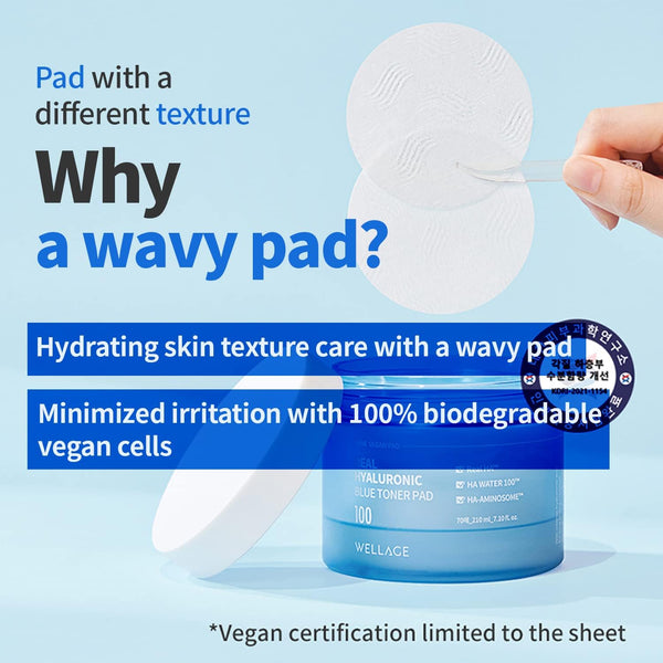 Real Hyaluronic Blue Toner Pad