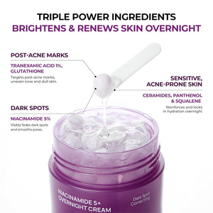 Niacinamide 5 + Overnight Cream 50ml